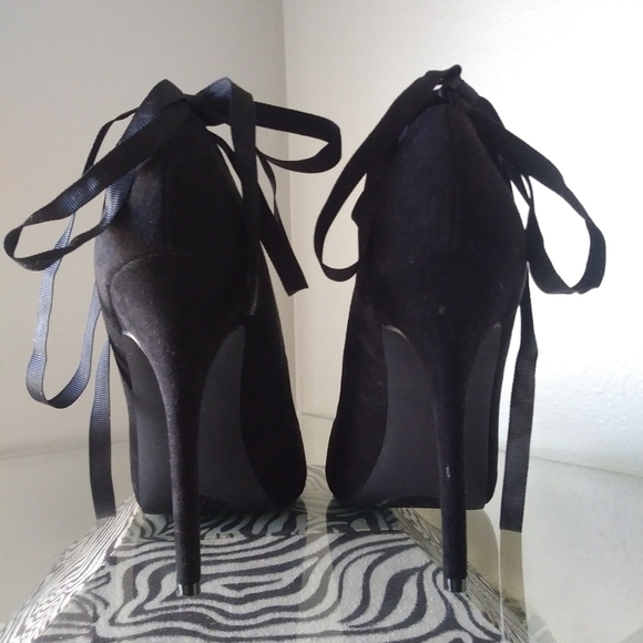 SHOEDAZZLE LaceUp Open-Toe dress heel - Picture 4 of 5